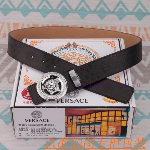 Versace Belt ️ BeltMaterial: 100% top layer cowhide belt, ensuring genuine leather belt, fin fennbshv - Image 7