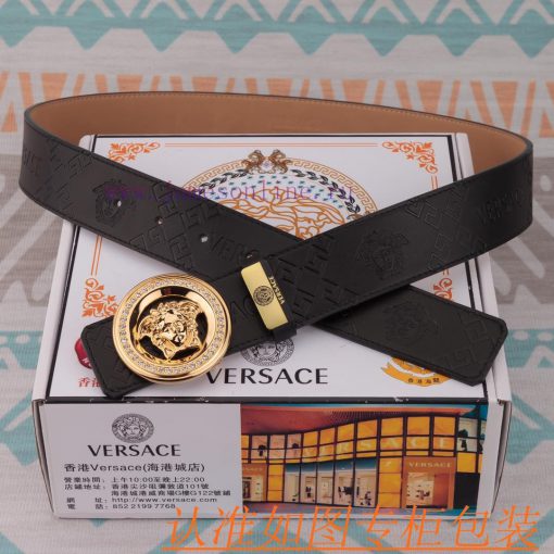 Versace Belt ️ BeltMaterial: 100% top layer cowhide belt, ensuring genuine leather belt, fin fennbshv - Image 8