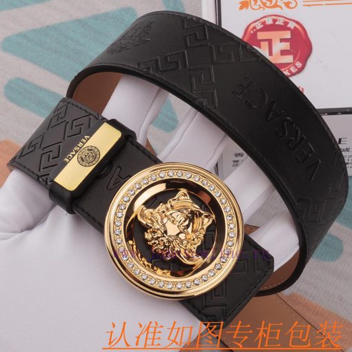 Versace Belt ️ BeltMaterial: 100% top layer cowhide belt, ensuring genuine leather belt, fin 4lccs8kq - Image 13