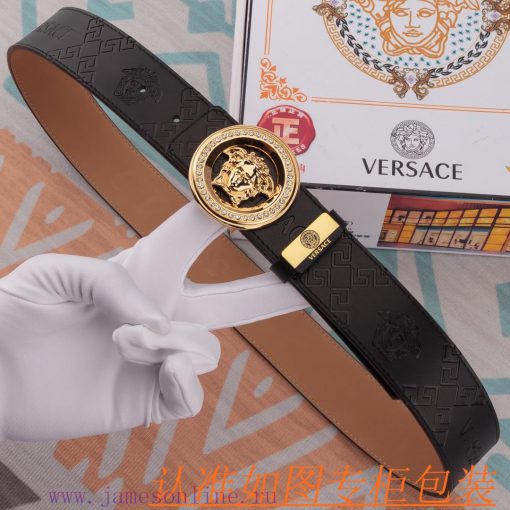 Versace Belt ️ BeltMaterial: 100% top layer cowhide belt, ensuring genuine leather belt, fin fennbshv - Image 15