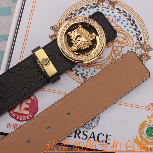 Versace Belt ️ BeltMaterial: 100% top layer cowhide belt, ensuring genuine leather belt, fin 4lccs8kq - Image 17