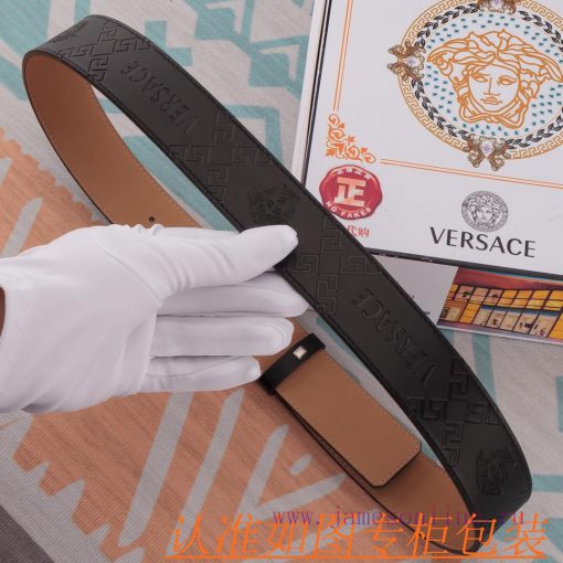 Versace Belt ️ BeltMaterial: 100% top layer cowhide belt, ensuring genuine leather belt, fin 4lccs8kq - Image 18