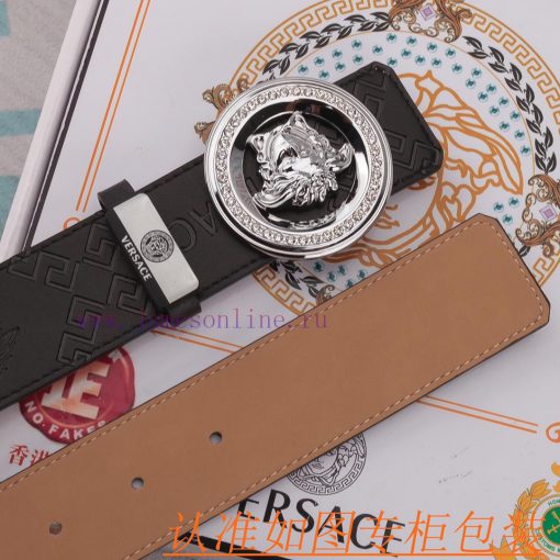 Versace Belt ️ BeltMaterial: 100% top layer cowhide belt, ensuring genuine leather belt, fin fennbshv - Image 18