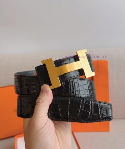 Hermes HERMESConstance belt buckle&double-sided leather belt 38mm, made of Epsom original ca kaii2vqt
