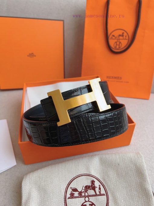 Hermes HERMESConstance belt buckle&double-sided leather belt 38mm, made of Epsom original ca kaii2vqt - Image 3