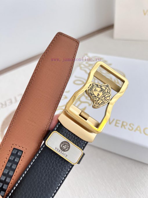 Versace Versace. ️ Belt and belt automatic beltAutomatic belt, classic head buckle made of p v6g4gaqf - Image 9