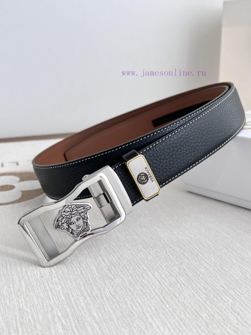 Versace Versace. ️ Belt and belt automatic beltAutomatic belt, classic head buckle made of p v6g4gaqf - Image 12