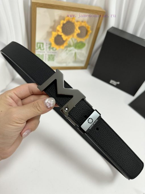 MontblancMaterial: Leather Belt with 100% Head Layer. The leather belt is guaranteed to be g zqh9lfe0 - Image 4