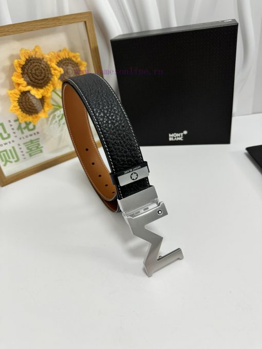 MontblancMaterial: Leather Belt with 100% Head Layer. The leather belt is guaranteed to be g sus6t245