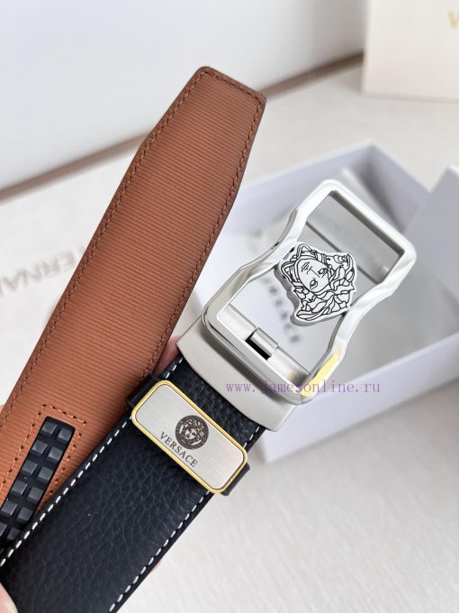 Versace Versace. ️ Belt and belt automatic beltAutomatic belt, classic head buckle made of p v6g4gaqf - Image 17