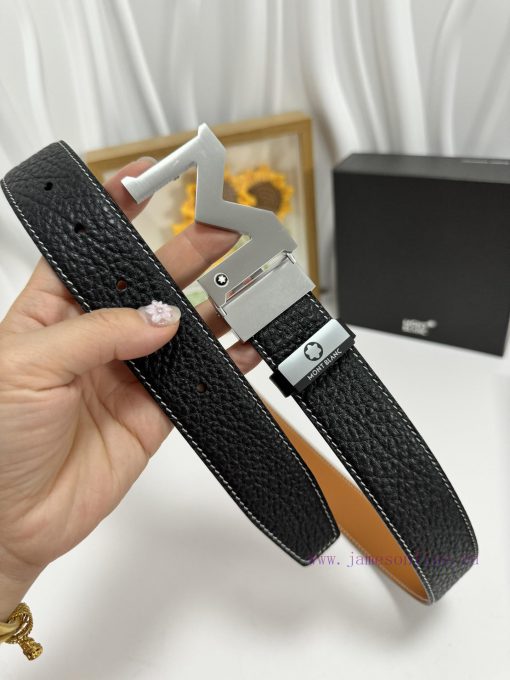 MontblancMaterial: Leather Belt with 100% Head Layer. The leather belt is guaranteed to be g sus6t245 - Image 3