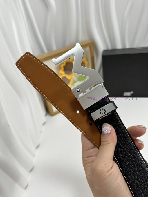 MontblancMaterial: Leather Belt with 100% Head Layer. The leather belt is guaranteed to be g sus6t245 - Image 6