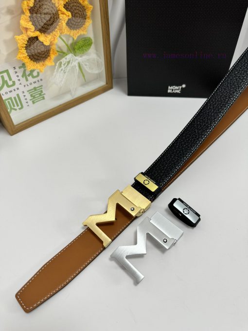 MontblancMaterial: Leather Belt with 100% Head Layer. The leather belt is guaranteed to be g sus6t245 - Image 8
