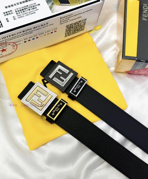 Belt FENDI Fendi ReproductionThe waistband is made of 100% cowhide, ensuring a double layere mrujys90 - Image 2