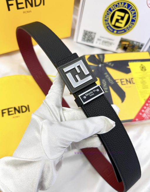 Belt FENDI Fendi ReproductionThe waistband is made of 100% cowhide, ensuring a double layere 7kmbsa7o - Image 7