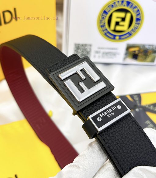 Belt FENDI Fendi ReproductionThe waistband is made of 100% cowhide, ensuring a double layere 7kmbsa7o - Image 9