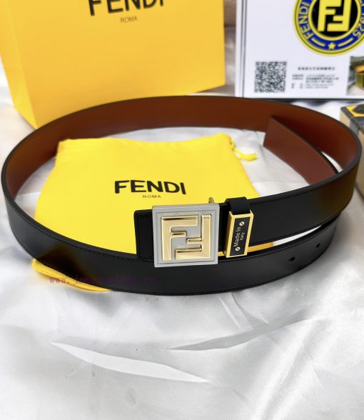 Belt FENDI Fendi ReproductionThe waistband is made of 100% cowhide, ensuring a double layere 7kmbsa7o - Image 15