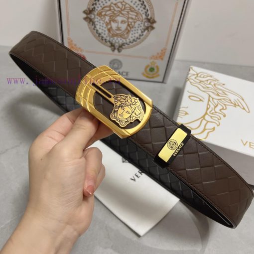 Versace. VersaceMaterial: Leather Belt with 100% Head Layer. The leather belt is guaranteed aye6cpk8 - Image 6