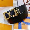 Belt LV Louis Vuitton's top tier replicaThe waistband is made of 100% head layer cowhide, en btzz2sww