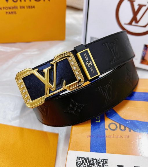 Belt LV Louis Vuitton's top tier replicaThe waistband is made of 100% head layer cowhide, en btzz2sww