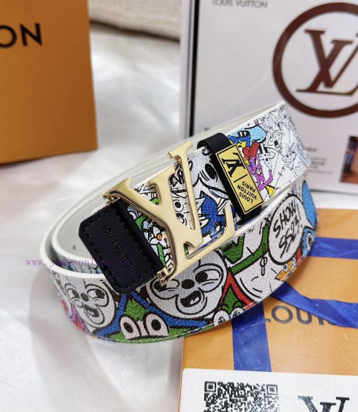 Belt LV Louis Vuitton's top tier replicaThe waistband is made of 100% cowhide, ensuring a ge dnhk5kza - Image 3