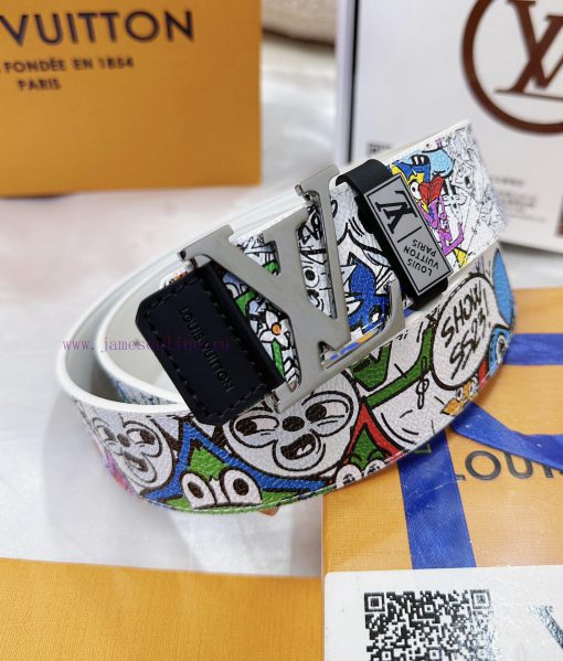 Belt LV Louis Vuitton's top tier replicaThe waistband is made of 100% cowhide, ensuring a ge csslbmuh - Image 2
