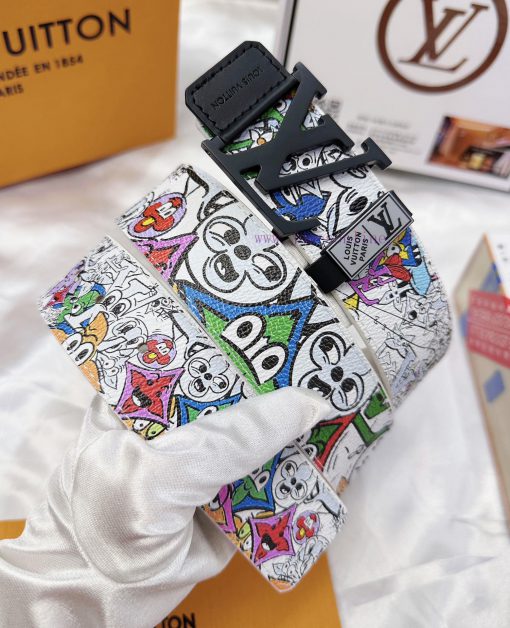 Belt LV Louis Vuitton's top tier replicaThe waistband is made of 100% cowhide, ensuring a ge i96nuqpc - Image 3