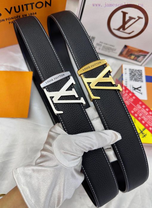Belt LV Louis Vuitton Top Remakes-The waistband is made of 100% imported original cowhide, e l1ps1b7i