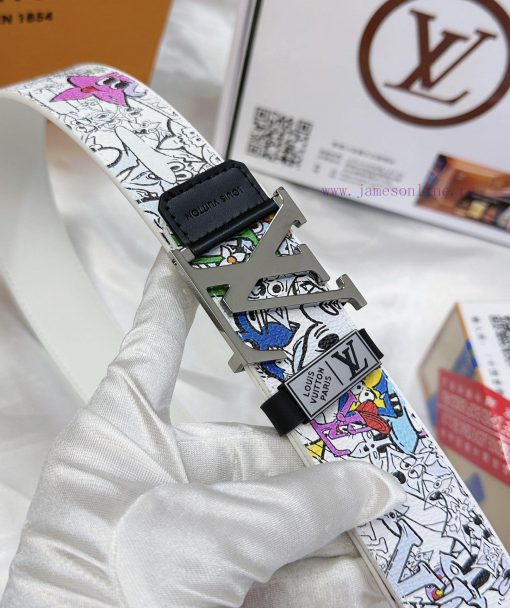 Belt LV Louis Vuitton's top tier replicaThe waistband is made of 100% cowhide, ensuring a ge csslbmuh - Image 9