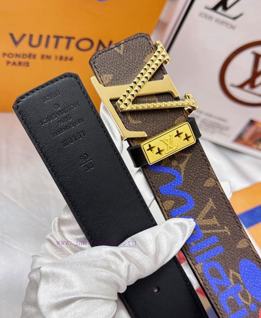 Belt LV Louis Reproduction-The waistband is made of 100% imported original cowhide, ensuring jq7al3lk - Image 9