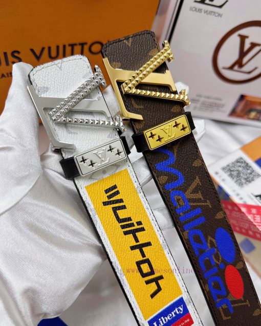 Belt LV Louis Reproduction-The waistband is made of 100% imported original cowhide, ensuring jq7al3lk - Image 10