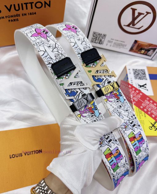 Belt LV Louis Vuitton's top tier replicaThe waistband is made of 100% cowhide, ensuring a ge dnhk5kza - Image 16