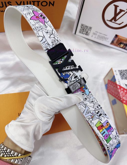 Belt LV Louis Vuitton's top tier replicaThe waistband is made of 100% cowhide, ensuring a ge i96nuqpc - Image 17