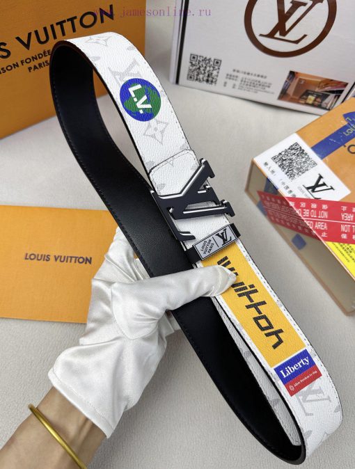 Belt LV Louis Vuitton Top Remakes-The waistband is made of 100% imported original cowhide, e z6c5ih0o - Image 16