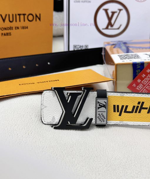 Belt LV Louis Vuitton Top Remakes-The waistband is made of 100% imported original cowhide, e z6c5ih0o - Image 19