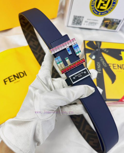 Belt FENDI Fendi ReproductionThe waistband is made of 100% head layer cowhide, ensuring genu dc0xdjig - Image 7