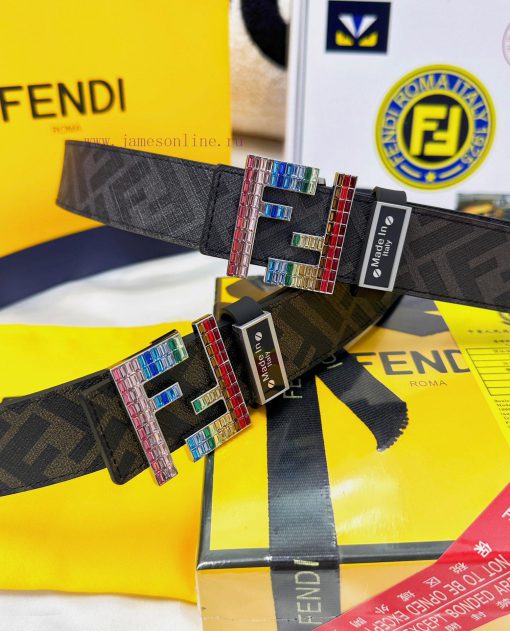 Belt FENDI Fendi ReproductionThe waistband is made of 100% head layer cowhide, ensuring genu dc0xdjig - Image 12