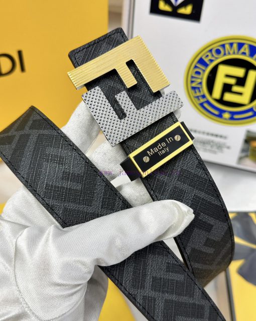 Belt FENDI Fendi ReproductionThe waistband is made of 100% top layer cowhide, ensuring a dou q1i7394a - Image 5