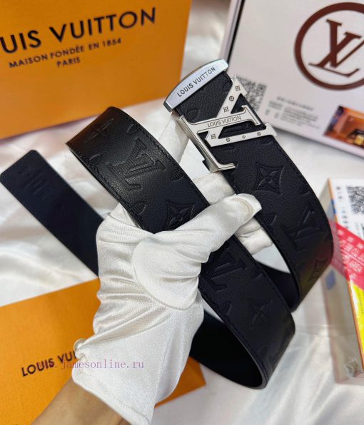 Belt LV Louis Vuitton's top tier replicaThe waistband is made of 100% cowhide, ensuring a ge kw6oy7fc - Image 5