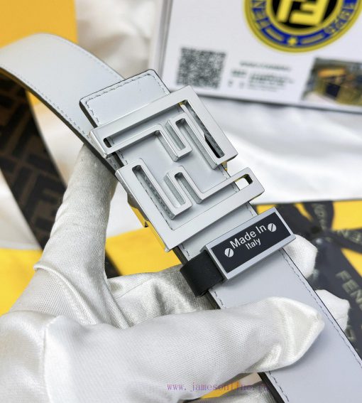 Belt FENDI Fendi ReproductionThe waistband is made of 100% cowhide, ensuring a double-layer tsu5nx19 - Image 9