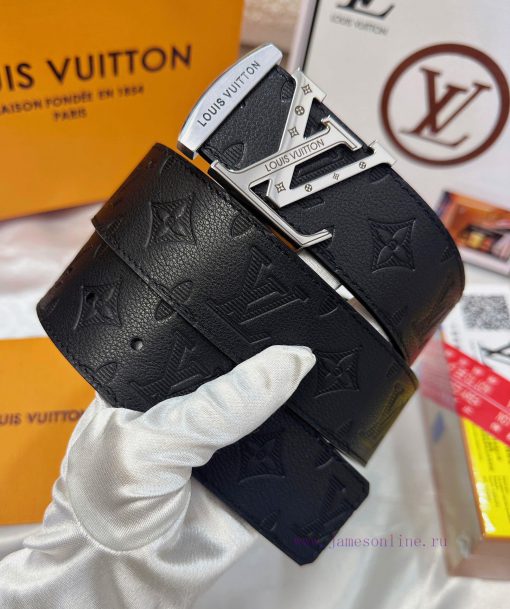 Belt LV Louis Vuitton's top tier replicaThe waistband is made of 100% cowhide, ensuring a ge kw6oy7fc - Image 12