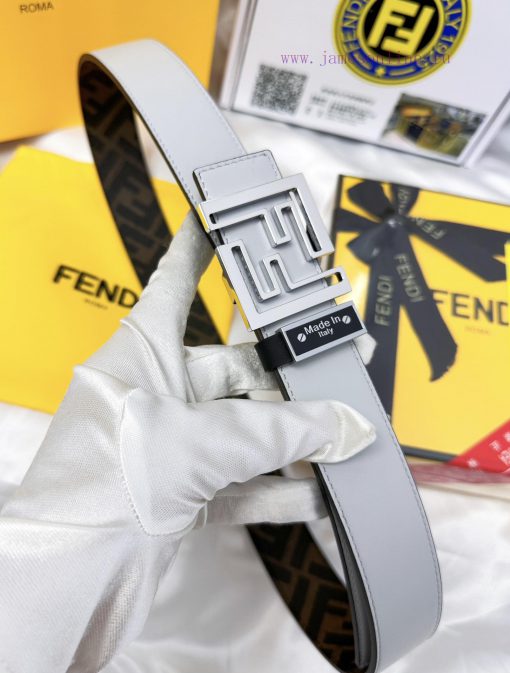 Belt FENDI Fendi ReproductionThe waistband is made of 100% cowhide, ensuring a double-layer tsu5nx19 - Image 13