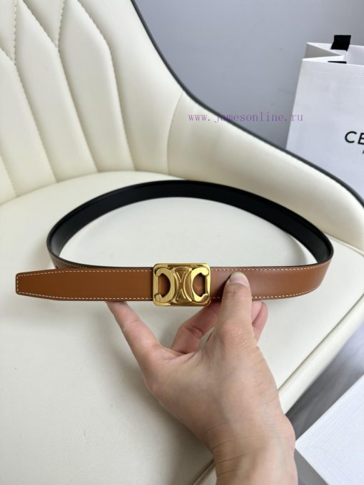 Sailin women's clothing new width 2.5cm boutique Arc de Triomphe copper buckle, authentic re uti8ekta - Image 9