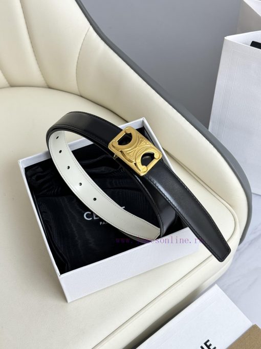 Sailin women's clothing new width 2.5cm boutique Arc de Triomphe copper buckle, authentic re o351cs5g - Image 12