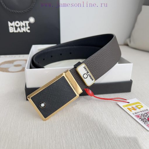 Montblanc Montblanc ️ Belt and beltBuckle, new original classic boutique two-color buckle, p 0xo5wgdf - Image 8