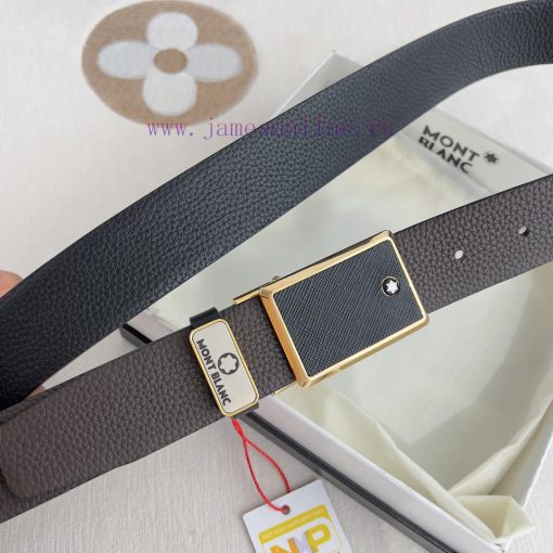 Montblanc Montblanc ️ Belt and beltBuckle, new original classic boutique two-color buckle, p 0xo5wgdf - Image 11