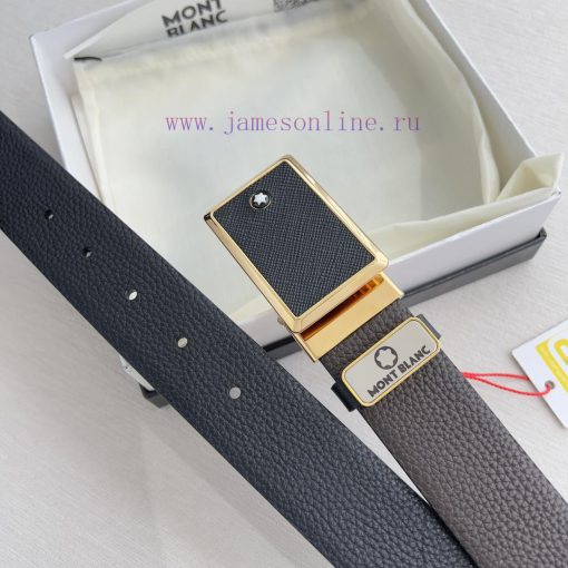 Montblanc Montblanc ️ Belt and beltBuckle, new original classic boutique two-color buckle, p 0xo5wgdf - Image 13
