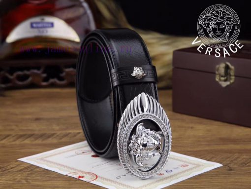 Complete setVERSACE100% dual color pure steel buckle materialThe front material of the belt j0edtu40 - Image 2