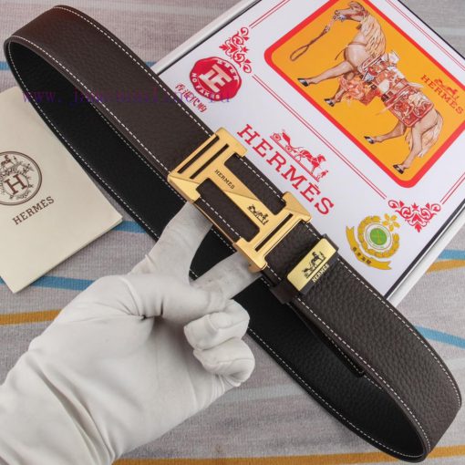 Hermes Hermès Material: Leather Belt with 100% Head Layer. The leather belt is guaranteed to l61t57j3 - Image 3