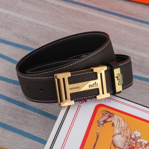Hermes Hermès Material: Leather Belt with 100% Head Layer. The leather belt is guaranteed to l61t57j3 - Image 4